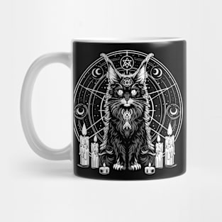 Summoning Dark Maine Coon Mug